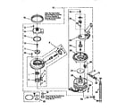 Whirlpool DU940QWDQ2 pump and motor diagram