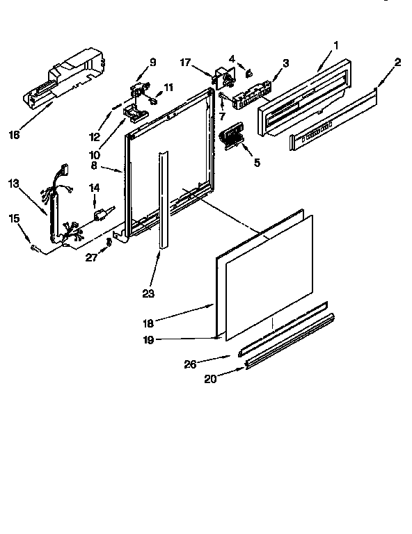 Frame and console