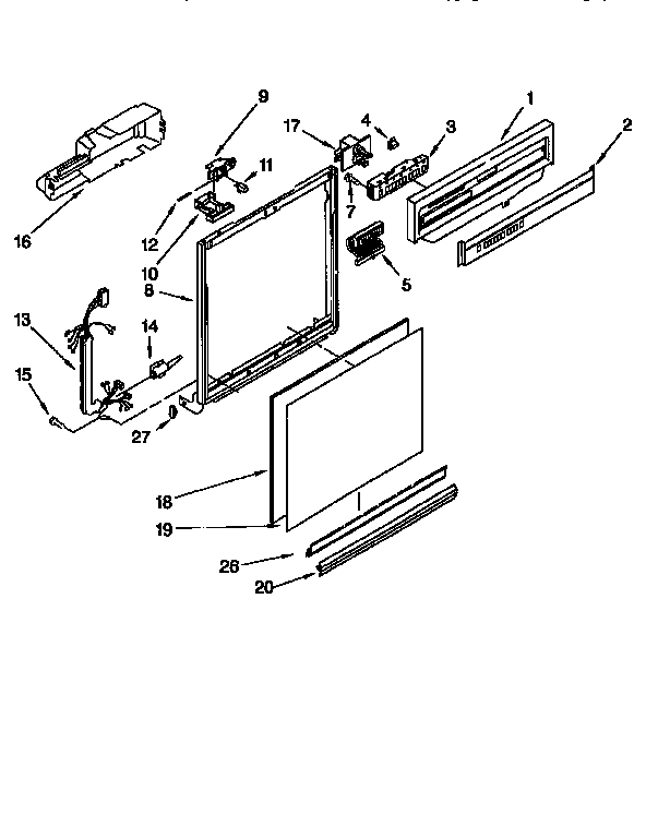 Frame and console