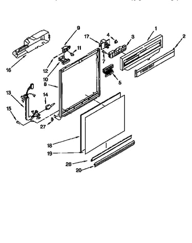 Frame and console