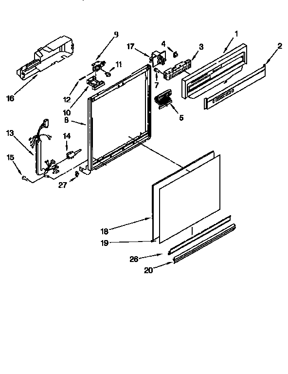 Frame and console