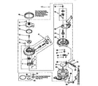 Whirlpool DU940QWDB3 pump and motor diagram