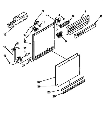 Frame and console