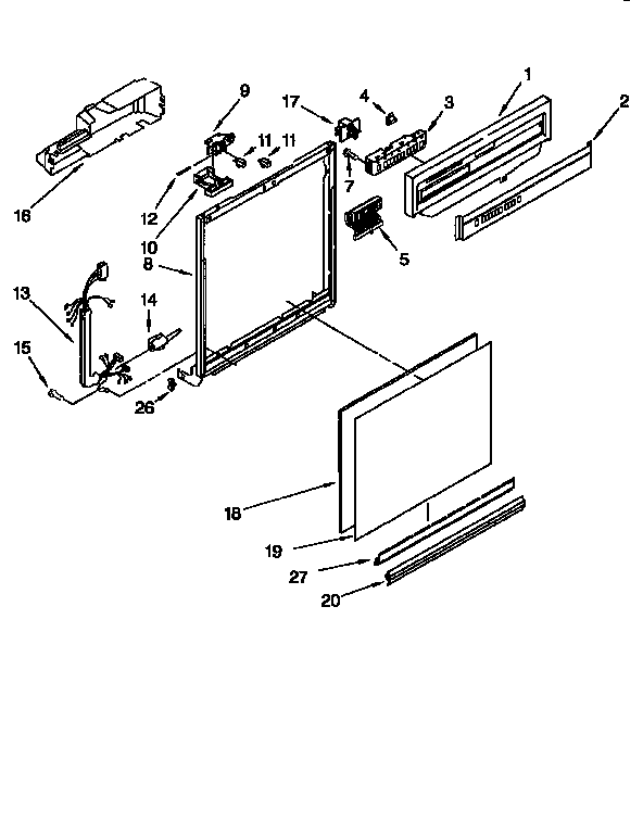 Frame and console