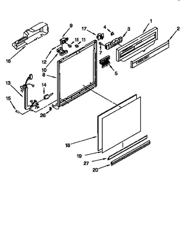 Frame and console