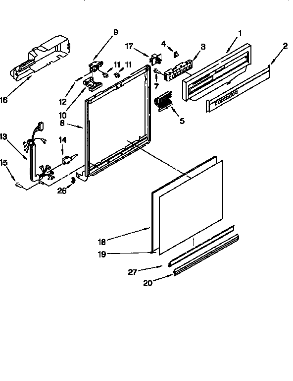 Frame and console
