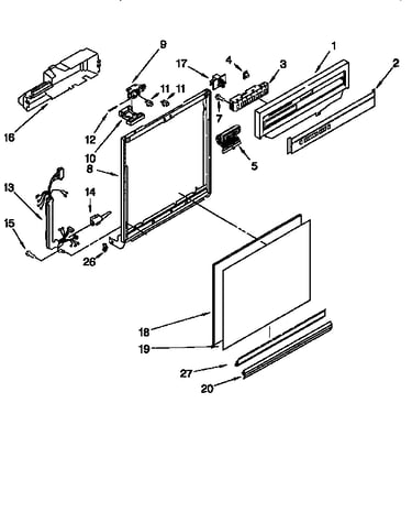 Frame and console