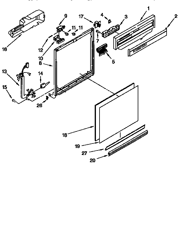 Frame and console