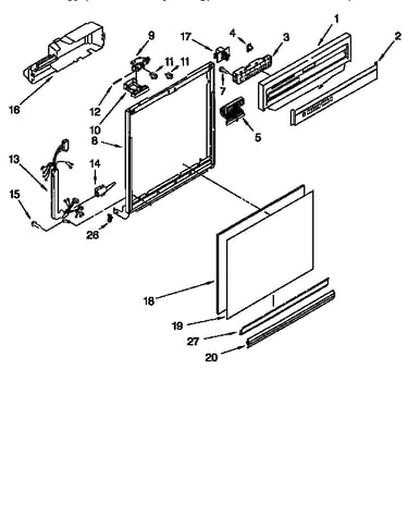Frame and console