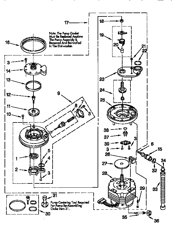 Pump and motor