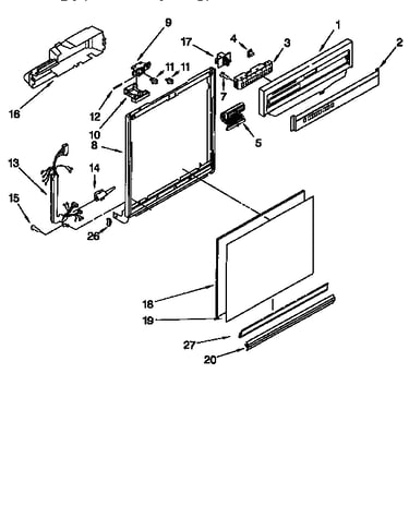 Frame and console