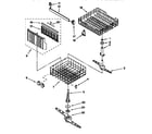 Whirlpool DU920QWDB2 dishrack diagram