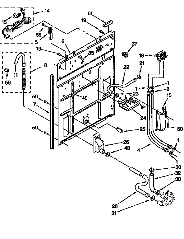 Rear panel