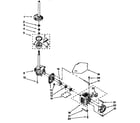 Kenmore 11026058690 motor and pump diagram