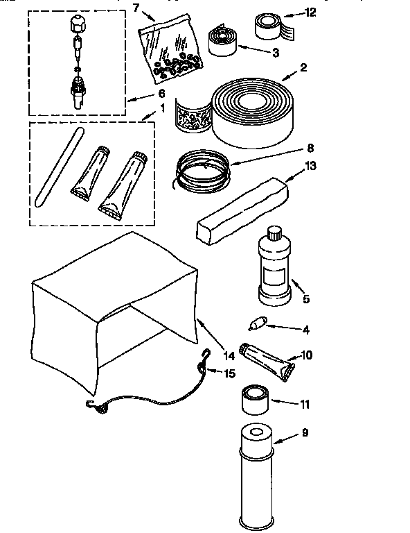 OPTIONAL PARTS (NOT INCLUDED)