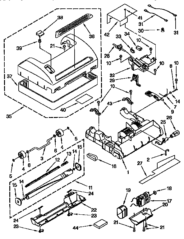 Nozzle and motor