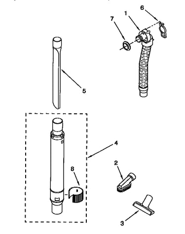 Hose and attachment