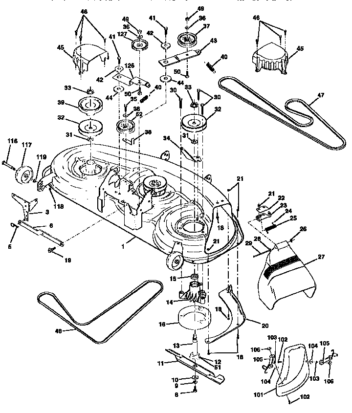 Mower deck
