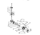 Kenmore 11026934690 motor and pump diagram