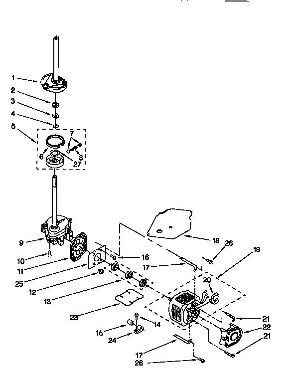Motor and pump