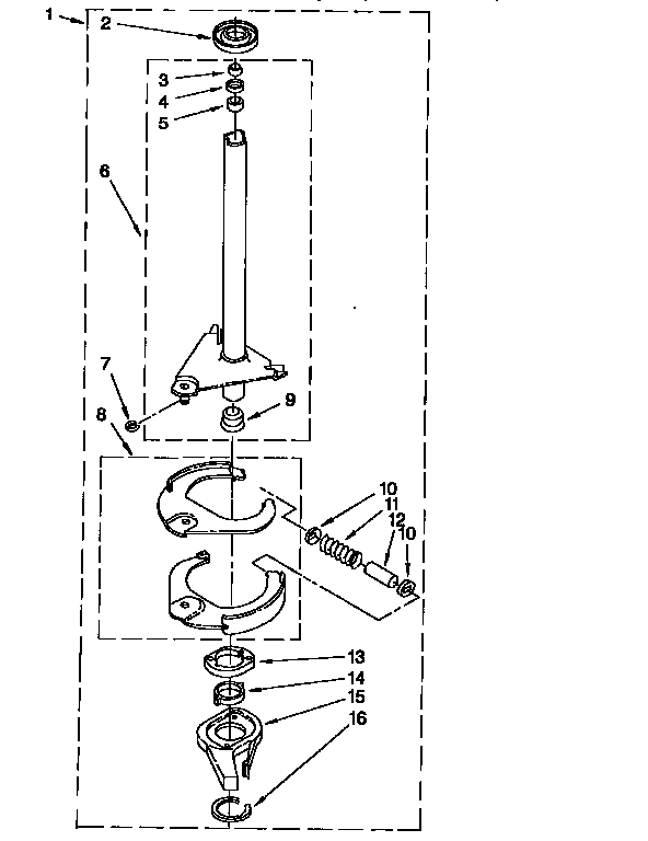 Brake and drive tube