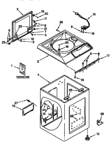 Top and cabinet
