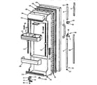 Kenmore 3639564622 fresh food door diagram