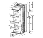 Kenmore 3639562672 fresh food door diagram