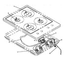 Caloric RTP308UL-P1142505NL electrical components diagram