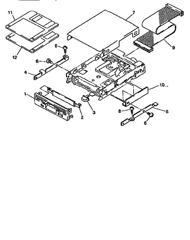 Floppy disk drive assembly
