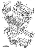 Upper cabinet/thermal head section