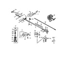 Craftsman 358798461 drive shaft and cutter head diagram