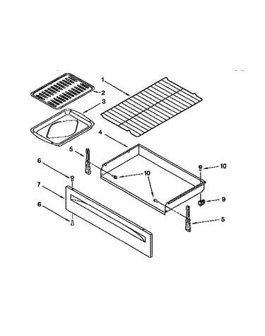 Drawer and broiler