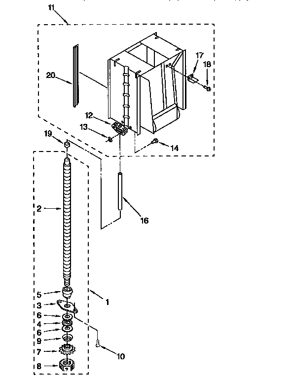 Powerscrew and ram