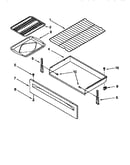 Drawer and broiler