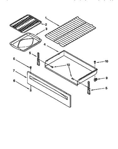 Drawer and broiler