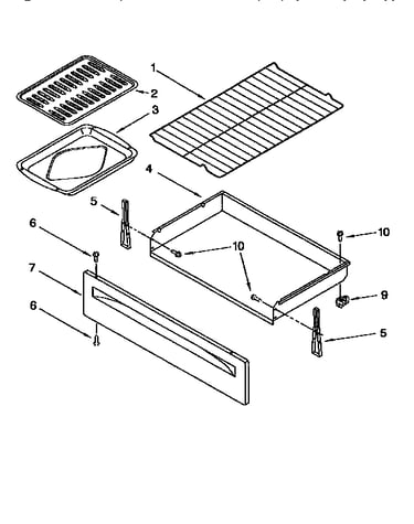 Drawer and broiler