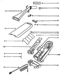 Handle and bag housing