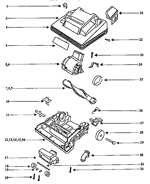 NOZZLE AND MOTOR ASSEMBLY