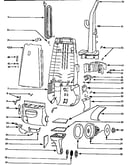 Handle and bag housing