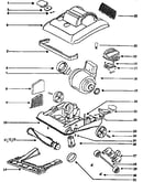 Nozzle and motor assembly