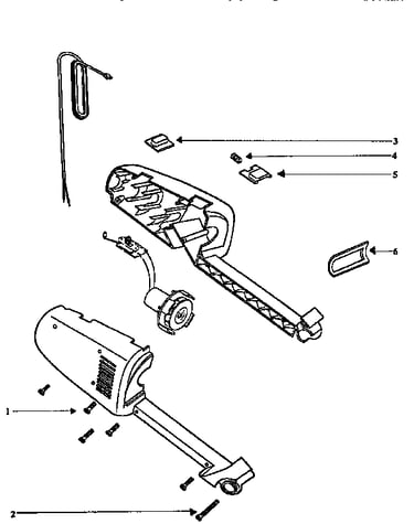 Nozzle and motor assembly