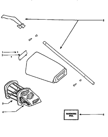 Handle and bag housing