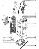 Handle and bag housing