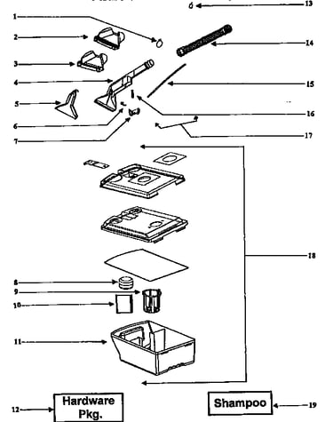Recovery tank assembly