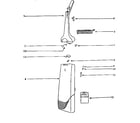 Eureka 6426ATV handle and bag housing diagram