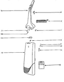 Handle and bag housing