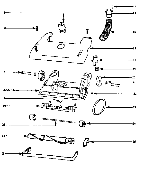 NOZZLE AND MOTOR ASSEMBLY