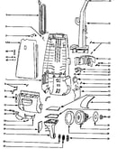 Handle and bag housing