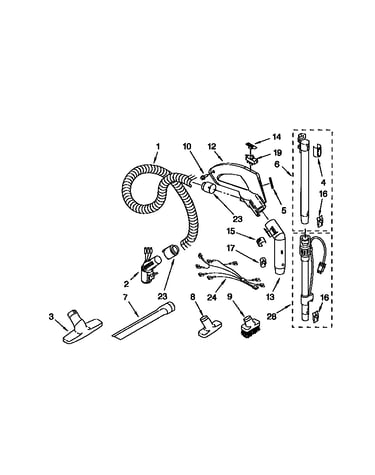 Hose and attachment